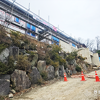 목조주택 아쿠아폼 단열뿜칠