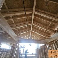 목조주택 아쿠아 수발포경질폼 시공