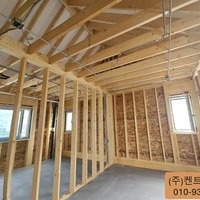 목조주택 아쿠아 수발포경질폼 시공