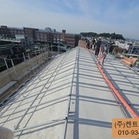 지붕바닥 경질우레탄폼 시공